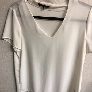 White short sleeve blouse